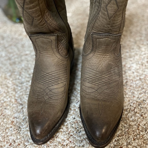 FRYE taupe 🤠 leather boots - Picture 4 of 11